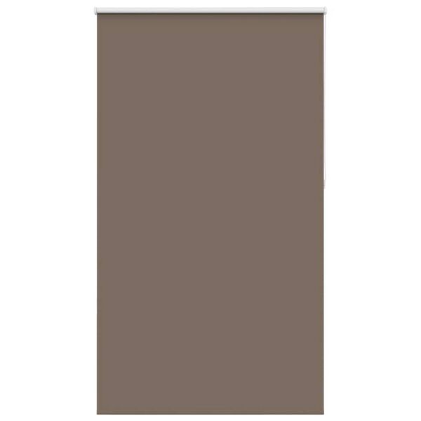 vidaXL Roller Blind Blackout Coffee 135x230 cm Fabric Width 131.6 cm Polyester