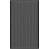 vidaXL Doormat Stripe Black and Grey 90x150 cm