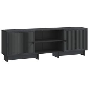 vidaXL TV Cabinet Black 150 x 31 x 50 cm Engineered Wood