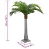 vidaXL Artificial Palm Tree 15 Leaves 200 cm Green