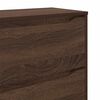vidaXL Storage Cabinet Brown Oak 80 x 31 x 81 cm Engineered Wood