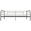 vidaXL DayBed Frame without Mattress Grey Metal 90x200 cm