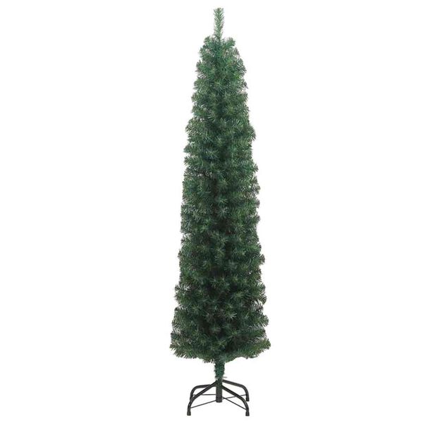 vidaXL Artificial Christmas Tree with 300 LEDs with Stand Green 180 cm