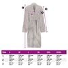 vidaXL Bathrobe KINN Grey S Cotton