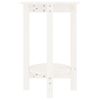 vidaXL Coffee Table White &Oslash; 40x60 cm Solid Wood Pine