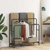 vidaXL Cloth Rack Old Wood 90 x 30 x 100.5 cm Engineered wood