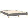 vidaXL Box Spring Bed Frame Dark Grey Double Fabric (UK/IE/FI/NO only)