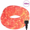 vidaXL Rope Light with 2400 LEDs Red 100 m PVC