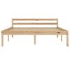vidaXL Bed Frame without Mattress Solid Pine Wood 120x200 cm