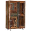 vidaXL Highboard 90x42x142 cm Solid Reclaimed Wood