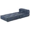 vidaXL Modular Sofa Indigo Print 70 x 70 x 56 cm Fabric