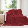 vidaXL Throw Blankets 6 pcs Bordeaux Red 270 x 240 cm Fleece