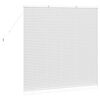 vidaXL Window Blind with Curtains Manual White Aluminium