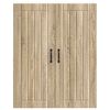 vidaXL Dishwasher Panel Lucca Sonoma Oak 80 x 31 x 100 cm