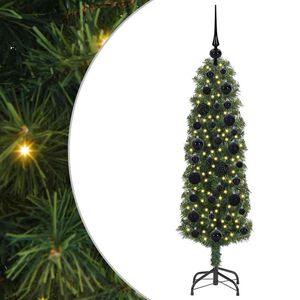 vidaXL Artificial Christmas Tree with 150 LEDs with Stand Green 120 cm