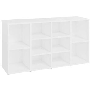 vidaXL Shoe Bench White 103x30x55 cm Engineered Wood