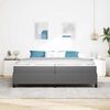 vidaXL Bed Frame with Mattress Light Grey 200 x 200 cm Fabric