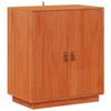 vidaXL Sideboard Wax Brown 65.5 x 40 x 75 cm Solid Pine Wood