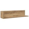 vidaXL Wall Shelves 2 pcs Artisan Oak 75x16.5x16.5 cm Engineered Wood