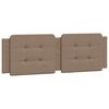 vidaXL Bed Frame without Mattress "Zadar" Cappuccino 160x200 cm Faux Leather