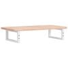 vidaXL Basin Shelf Wall Mounted Steel and Solid Wood Oak