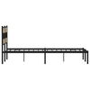 vidaXL Metal Bed Frame without Mattress Sonoma Oak 160x200 cm