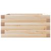 vidaXL Garden Planter 50x50x23 cm Solid Wood Pine