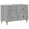 vidaXL Bathroom Sink Cabinet ALKMAAR Grey Sonoma 82 x 41x 59 cm