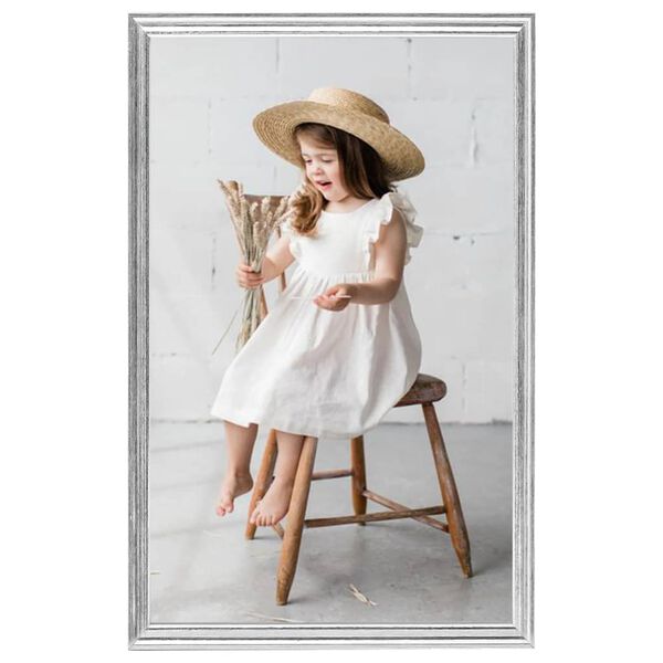 vidaXL Photo Frames Collage 3 pcs for Table Silver 10x15cm MDF