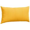 vidaXL Sofa Pillows 2 pcs Light Yellow 80 x 40 cm Corduroy Fabric