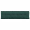 vidaXL Back Pillow Dark Green 180 x 50 cm Corduroy Fabric