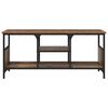 vidaXL TV Cabinet Old Wood 100 x 35 x 45 cm Engineered Wood and Iron