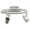 vidaXL Ceiling Spotlight Matt nickel 25 x 24 x 12 cm Steel