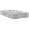 vidaXL Storage Bed Frame Concrete Grey 120 x 200 cm Engineered Wood