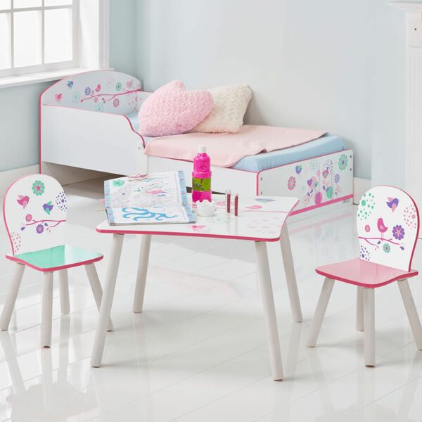 Worlds Apart 3 Piece Table and Chairs Set Birds