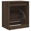 vidaXL Shoe Cabinet Brown Oak 60x42x69 cm Engineered Wood