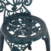 vidaXL Garden Bistro Set 3 pcs Green Aluminium