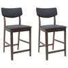 vidaXL Dining Chairs 2 pcs Light Brown 48 x 49 x 95 cm