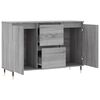 vidaXL Sideboard Grey Sonoma 101.5x35x70 cm Engineered Wood