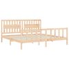 vidaXL Bed Frame without Mattress 200x200 cm Solid Wood Pine