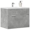 vidaXL Sink Cabinet Concrete Grey 60x38.5x46 cm Engineered Wood