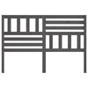 vidaXL Bed Headboard Grey 166x4x100 cm Solid Wood Pine