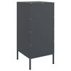 vidaXL Sideboards 2 pcs Anthracite 36x39x79 cm Steel
