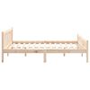 vidaXL Bed Frame without Mattress Solid Wood Small Double