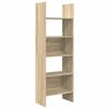 vidaXL Book Cabinet Sonoma Oak 60x35x180 cm Engineered Wood