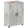 vidaXL Bathroom Cabinet with Storage Concrete Grey 60 x 35 x 80 cm