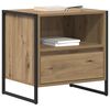 vidaXL Bedside Table with Drawer 2 pcs Artisian Oak 50 x 39.5 x 50 cm