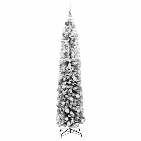 vidaXL Artificial Christmas Tree with 300 LEDs with Stand Green 180 cm