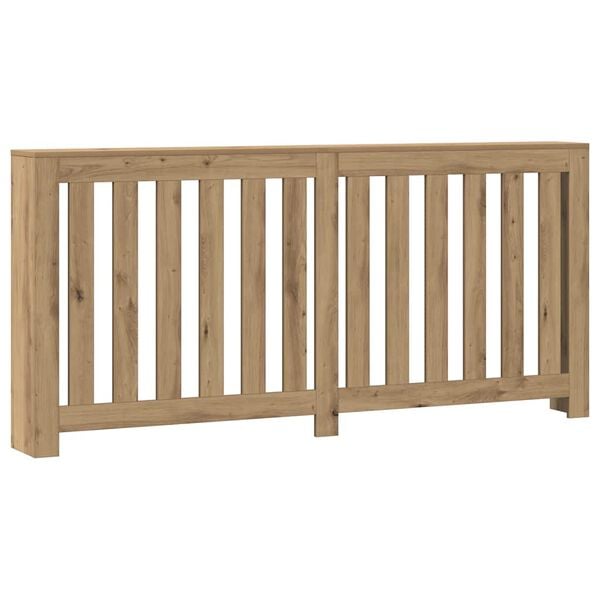 vidaXL Radiator Cover Artisian Oak 175x20x82 cm Engineered Wood