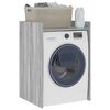 vidaXL Wash Machine Cabinet with Storage Grey Sonoma 67.5 x 62 x 97 cm